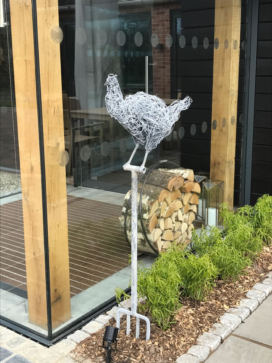 A limited series of 22, this wire sculpture’s original sketch has become the logo for the restaurant and cookery school