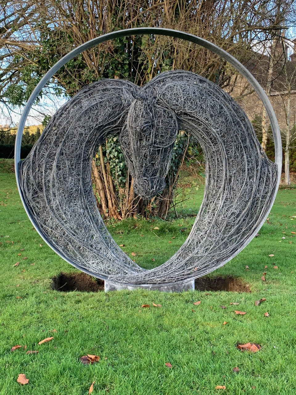 Wire sculptor Rupert Till will exhibit his latest 2m wire sculpture �One Soul� at The Cheltenham Festival this month. Keep up to date with Rupert via Instagram 